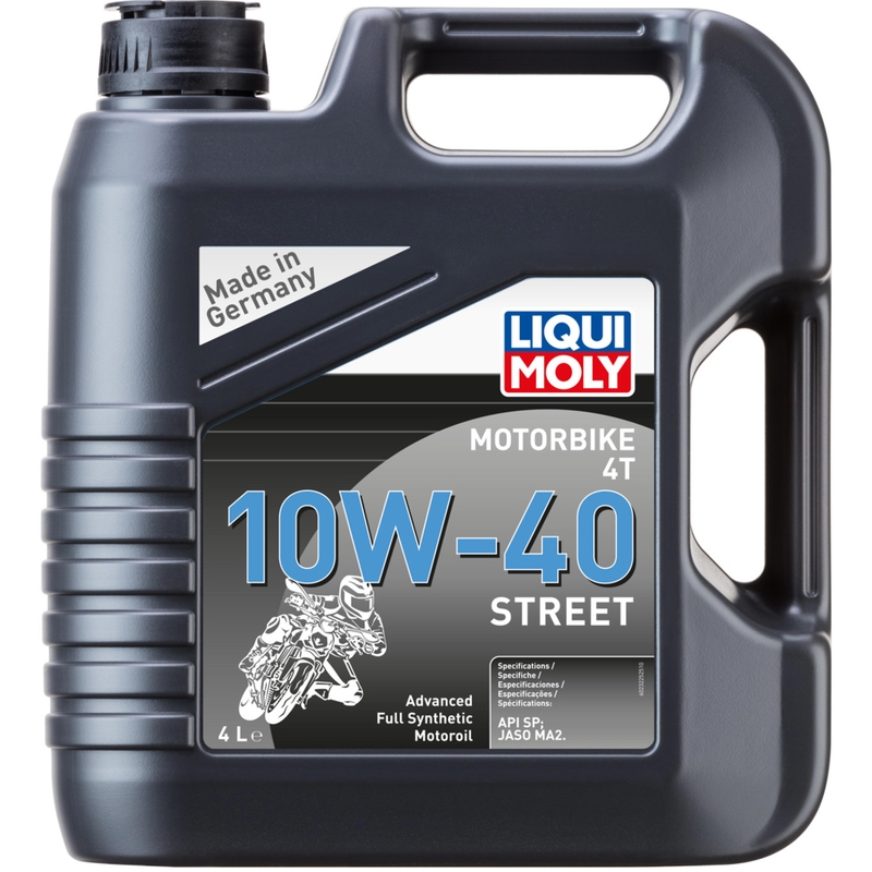 Pusiau sintetinė variklio alyva LIQUI MOLY Motorbike 4T 10W40 Street 4 l