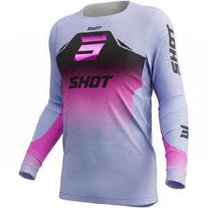 Shot Aerolite Phase motokroso marškinėliai violetiniai