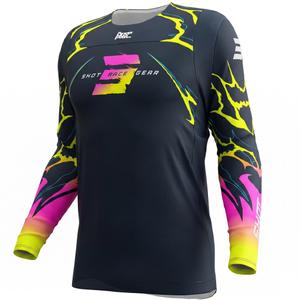 Shot Contact Rac motokroso marškinėliai mėlyni