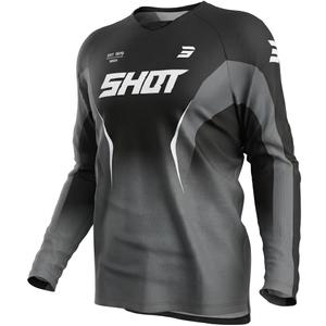 „Shot Draw Clash“ motokroso marškinėliai juodi