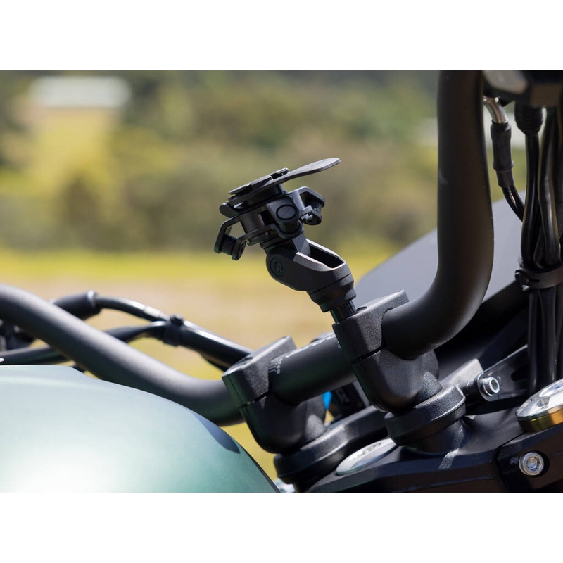 Quad Lock® PRO telefono laikiklis ant vairo, juodas