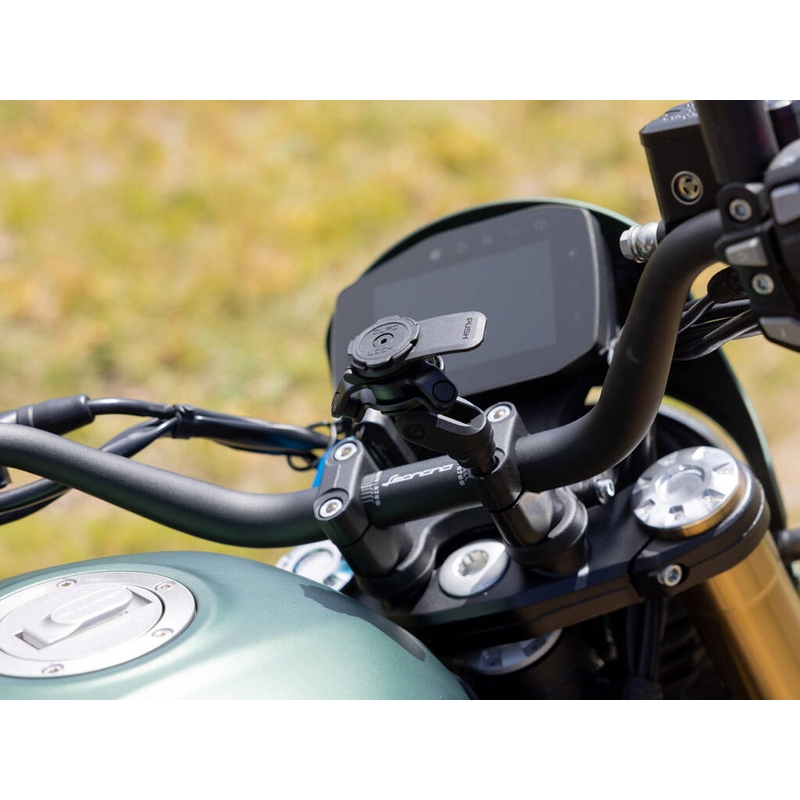 Quad Lock® PRO telefono laikiklis ant vairo, juodas