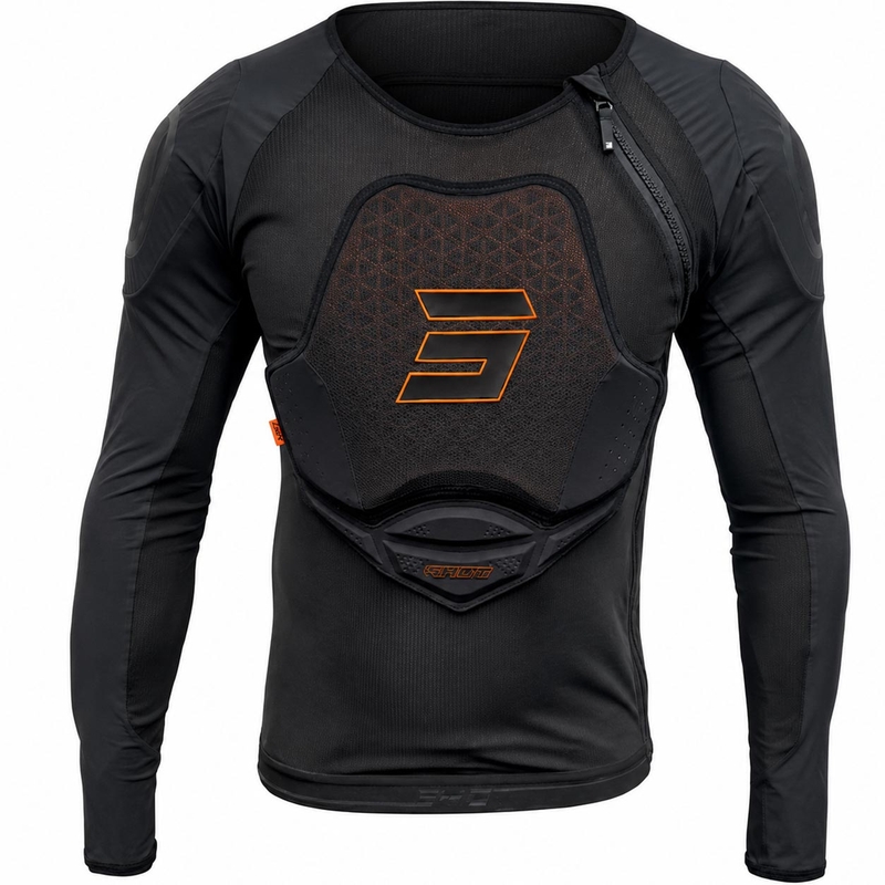 Shot Vest Evo D3O® kūno apsauga, juoda