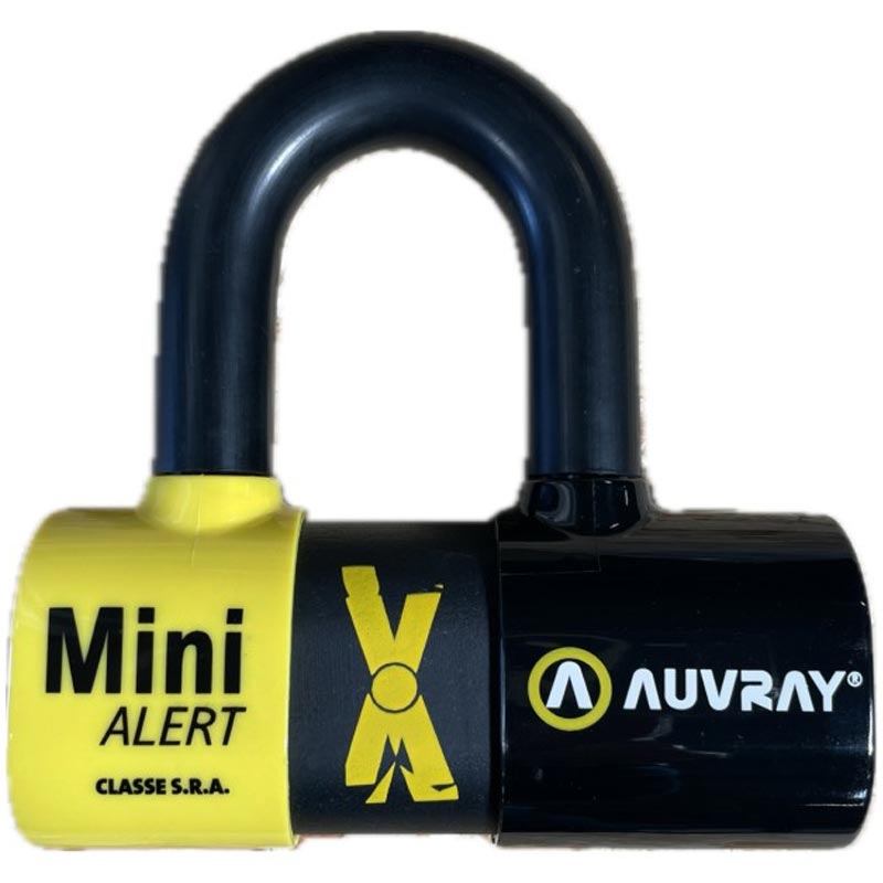 „Auvray XTREM Mini Alert“ stabdžių diskų užraktas su signalizacija, juodas