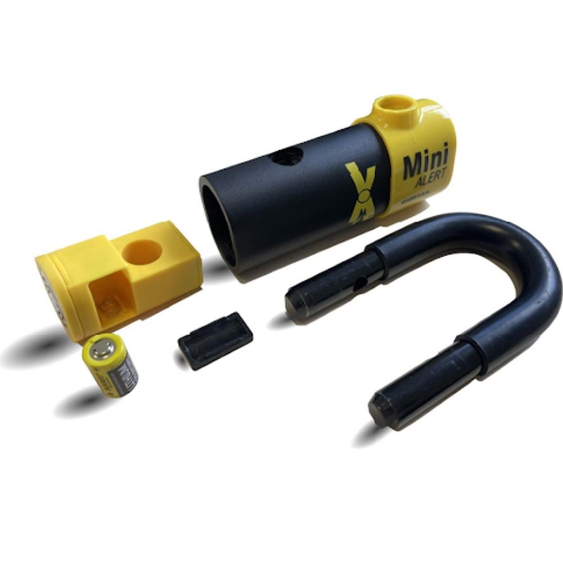 „Auvray XTREM Mini Alert“ stabdžių diskų užraktas su signalizacija, juodas