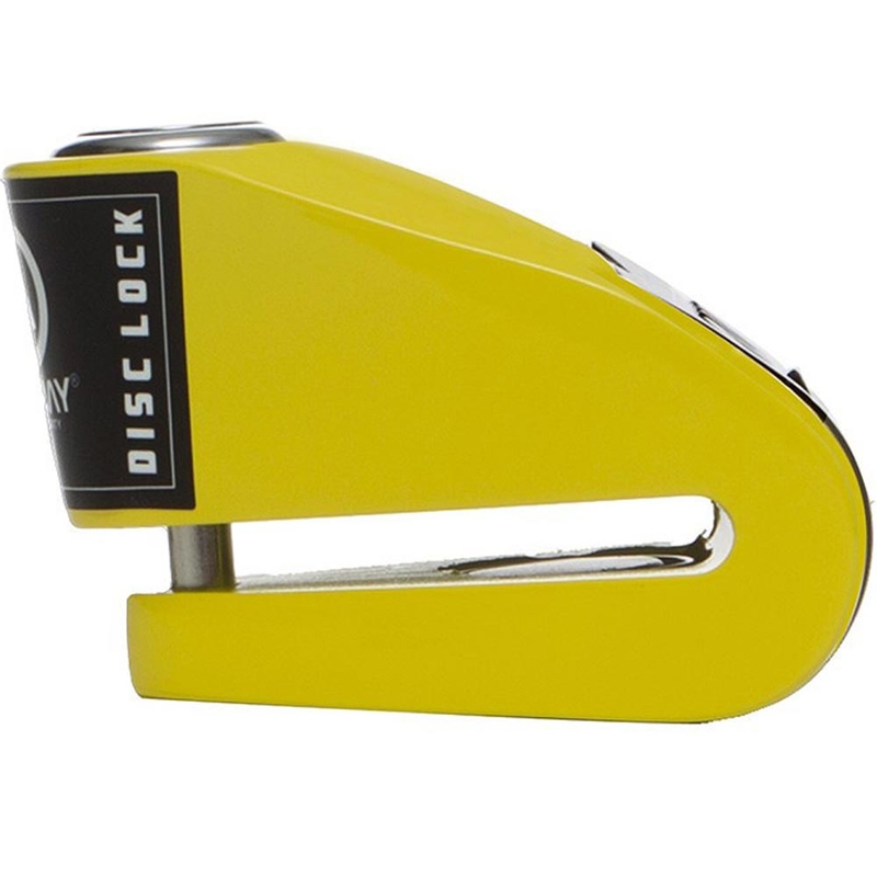 „Auvray B-Lock 06“ stabdžių diskų užraktas su 120 dB signalizacija, geltonas