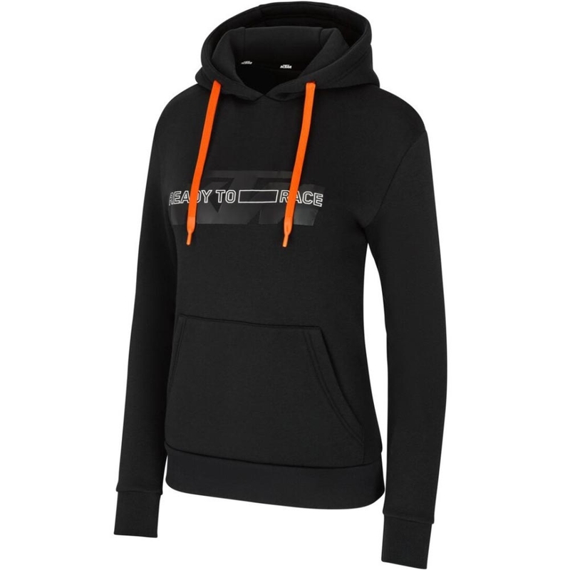 Moteriškas KTM logotipo džemperis su juodu logotipu