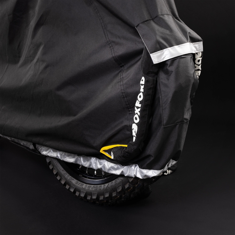 „Oxford Stormex Pro“ motociklo uždangalas (su bagažo skyriumi), juodas