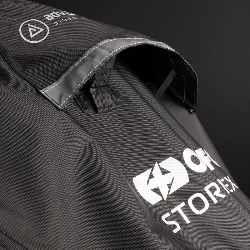 „Oxford Stormex Pro“ motociklo uždangalas (su bagažo skyriumi), juodas