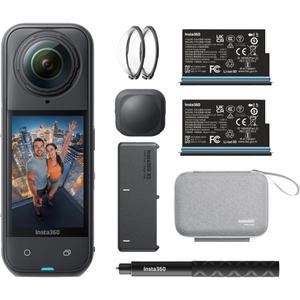 „Insta360 X5 Essentials“ veiksmo kameros rinkinys, juodas