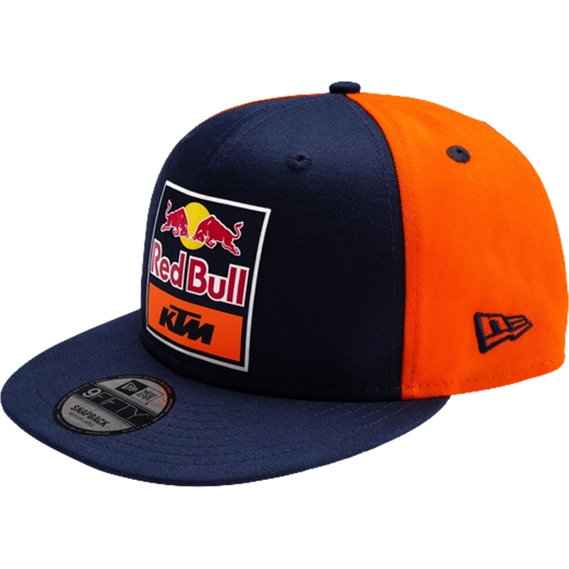 Kepurė su tiesiu skydeliu KTM Replica mėlynai oranžinė