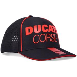 Ducati Laser Performance Midvisor kepurė juoda ir raudona