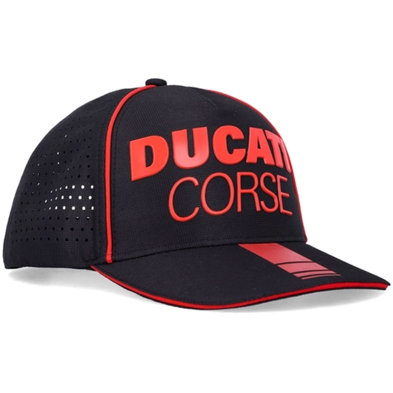 Ducati Laser Performance Midvisor kepurė juoda ir raudona