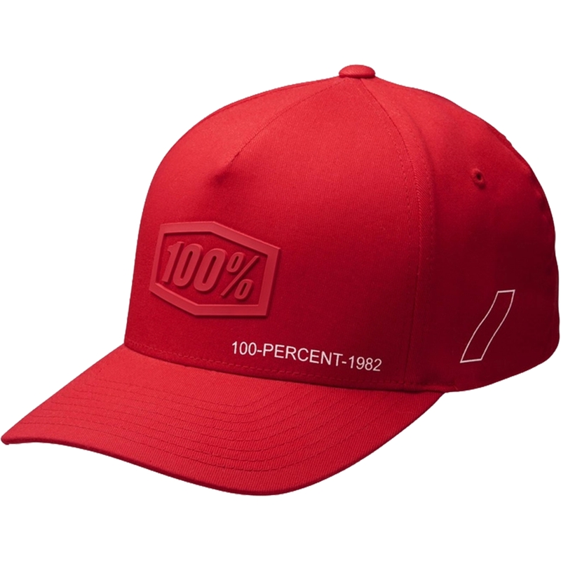 Kepurė 100% Shadow Flexfit red