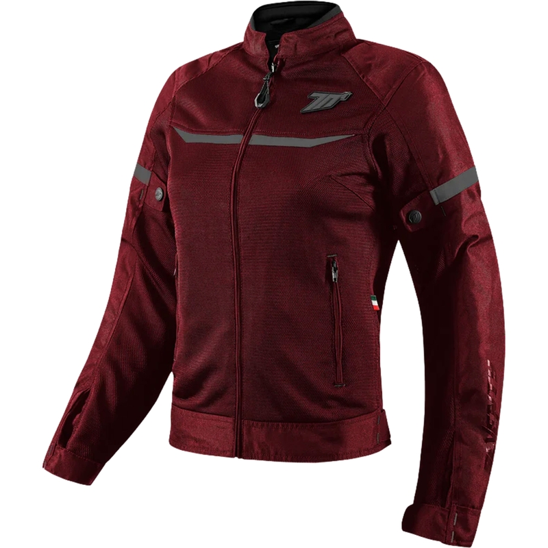 Moteriška motociklo striukė SEVENTY DEGREES SD-JR30.2 Mojave bordo spalvos