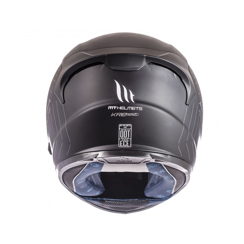 MT Kre SV integralus motociklininko šalmas juodas matinis išpardavimas