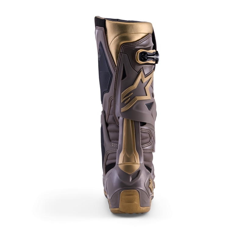 Alpinestars TECH 10 Limited Edition AIR GOLD motociklo batai rudi auksiniai