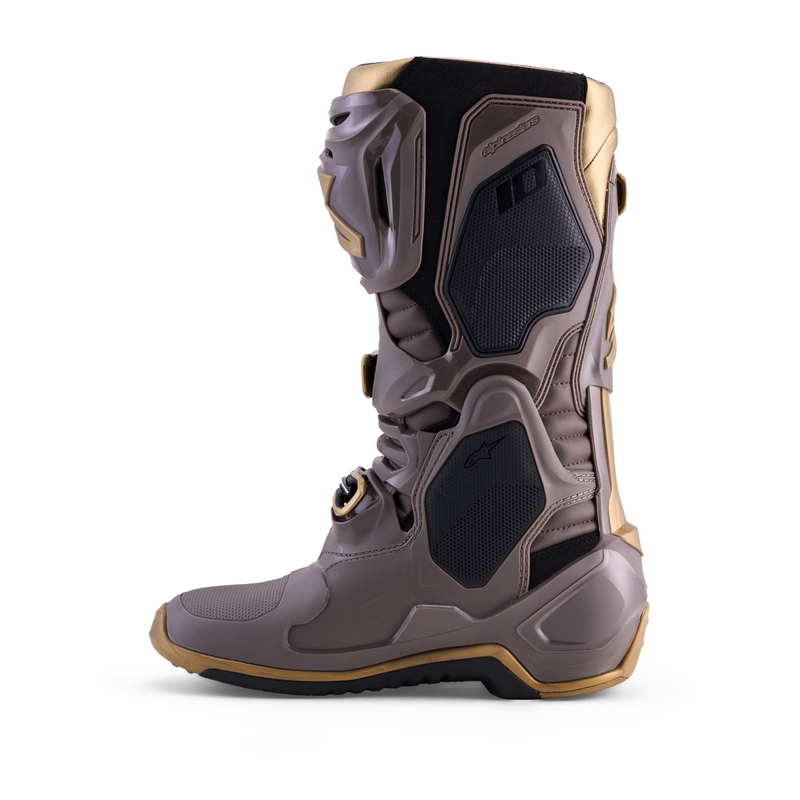Alpinestars TECH 10 Limited Edition AIR GOLD motociklo batai rudi auksiniai