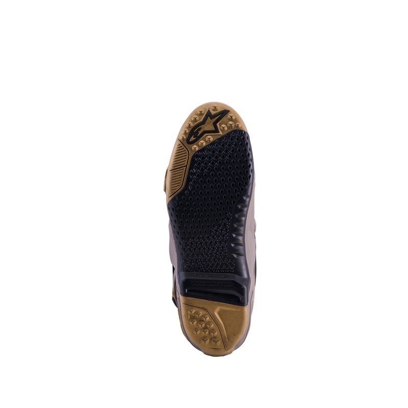 Alpinestars TECH 10 Limited Edition AIR GOLD motociklo batai rudi auksiniai