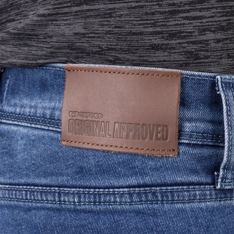 Oxford Original Approved Tailor AA motociklo džinsai šviesiai mėlyni