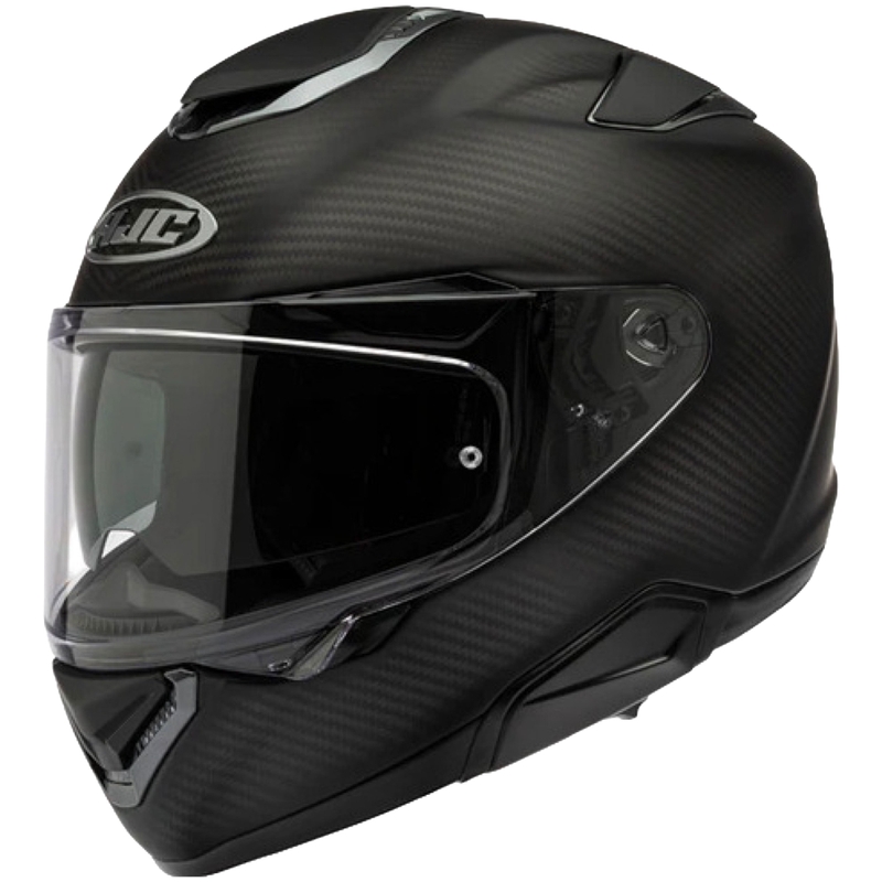 Uždaras motociklo šalmas HJC RPHA 72 CARBON matinė juoda