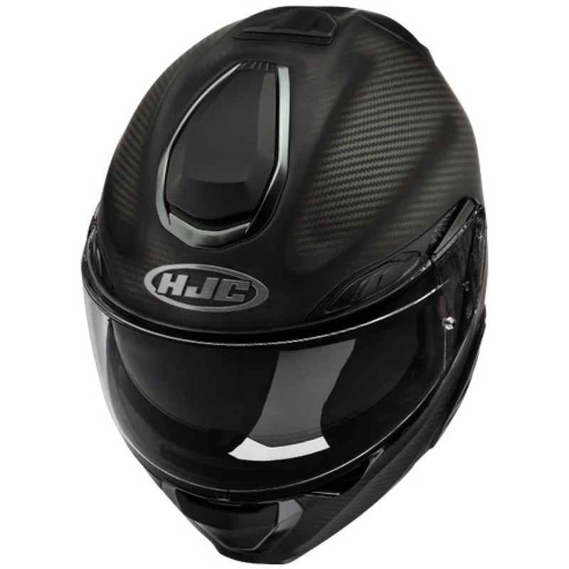Atlenkiamas motociklo šalmas HJC RPHA 91 CARBON juodas matinis