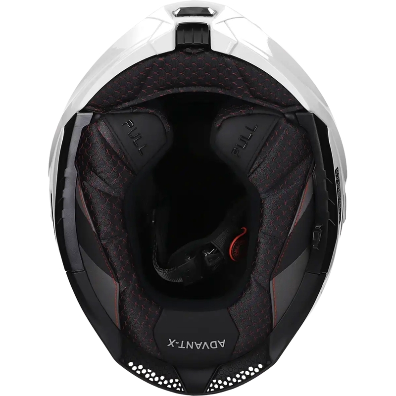 LS2 FF901 Advant X Solid White sulankstomas motociklininko šalmas