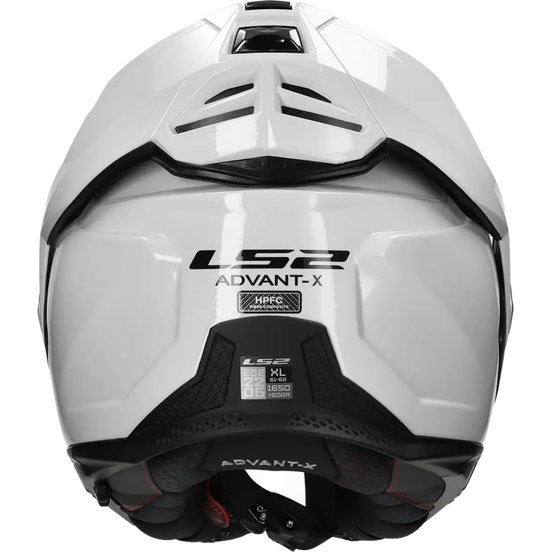 LS2 FF901 Advant X Solid White sulankstomas motociklininko šalmas