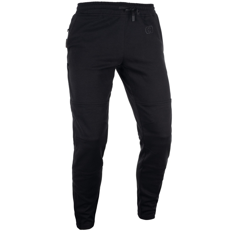 Oxford Armourlite AA Joggers juodos trumpos motociklininko kelnės