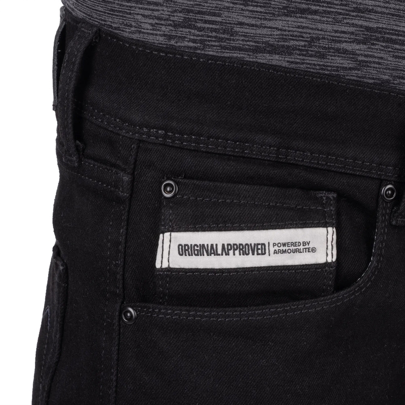 „Oxford Original Approved Tailor AA“ motociklo džinsai, juodi