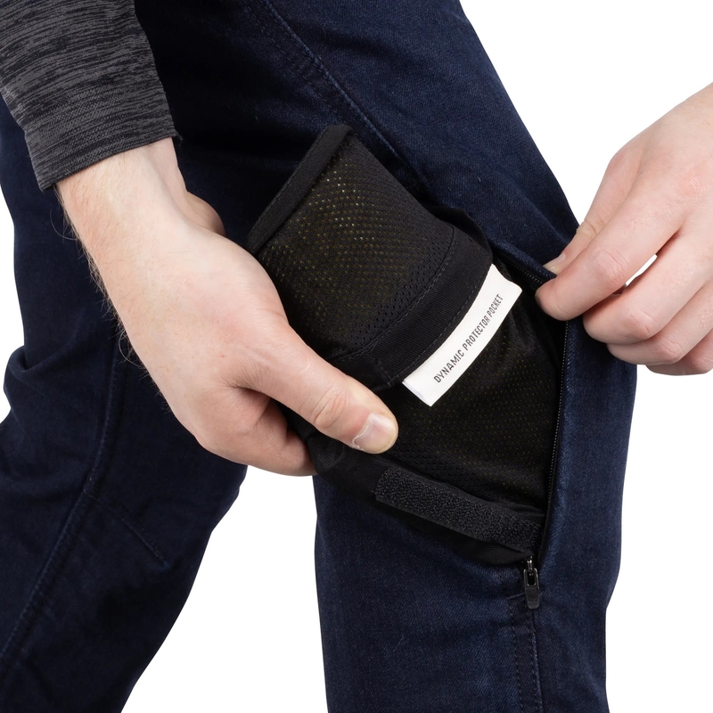 Oxford Marshal AAA Slim Fit motociklo džinsai juodi