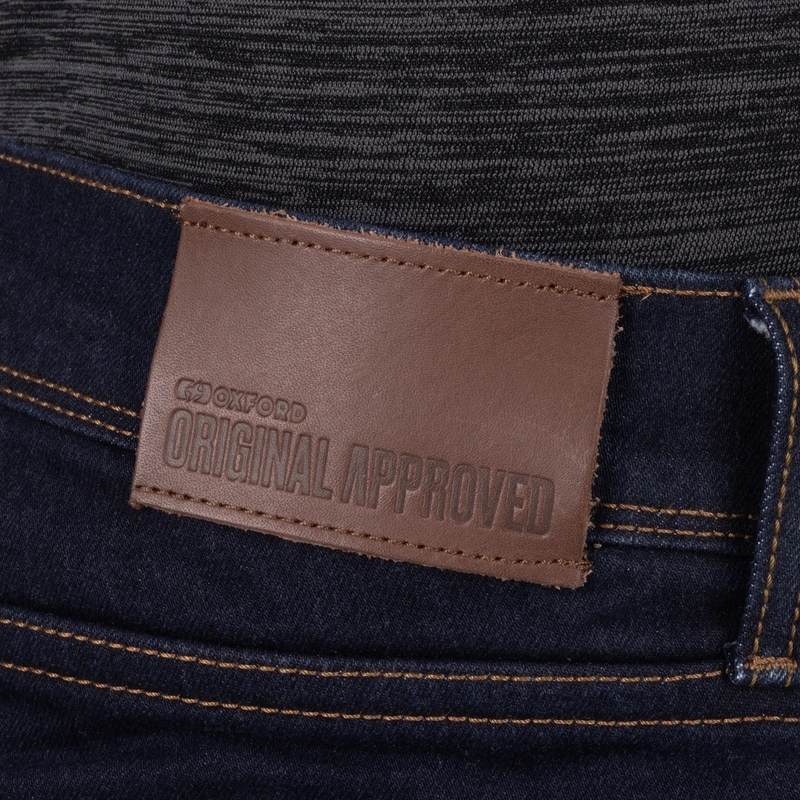 Oxford Marshal AAA Slim Fit motociklo džinsai juodi