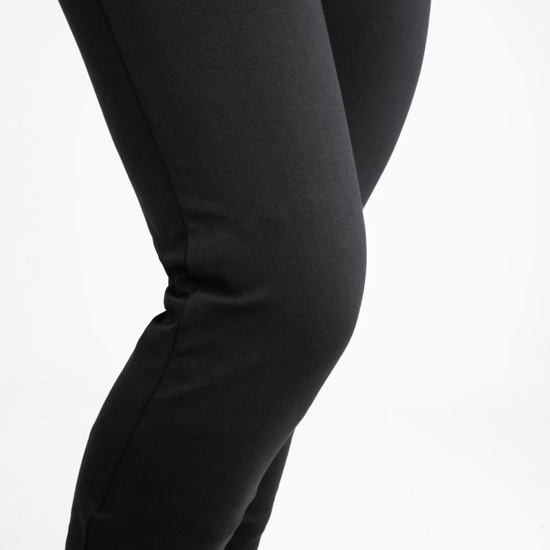 Moteriškos trumpintos motociklininko tamprės „Oxford Super Leggins 3.0“ juodos