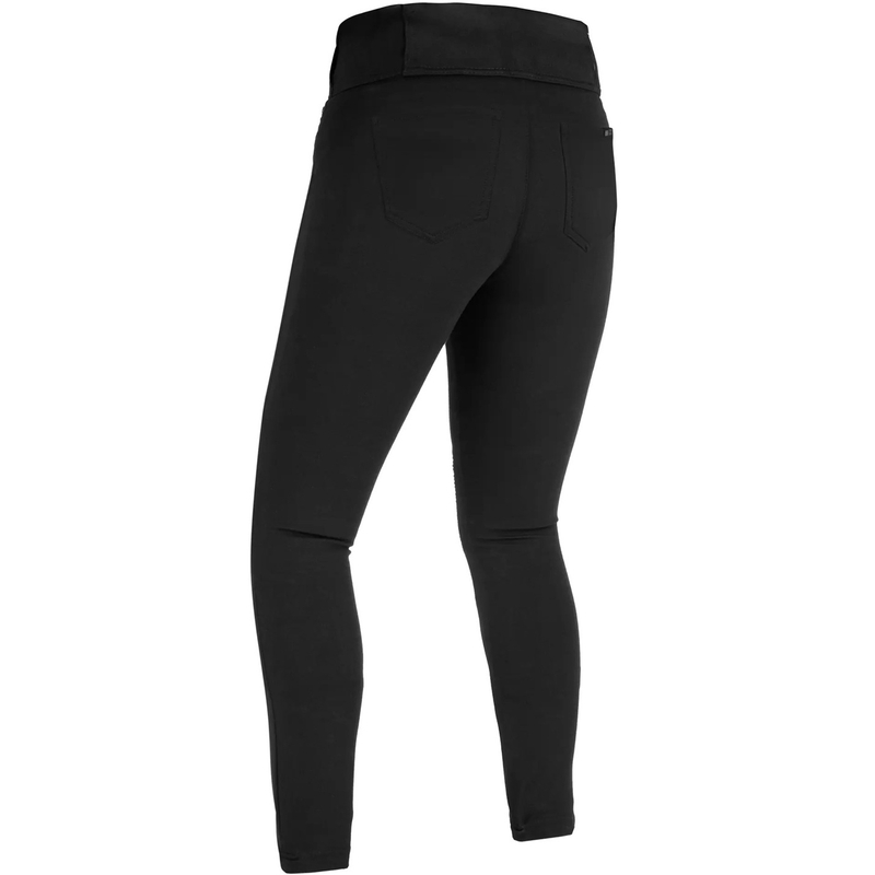 Moteriškos trumpintos motociklininko tamprės „Oxford Super Leggins 3.0“ juodos