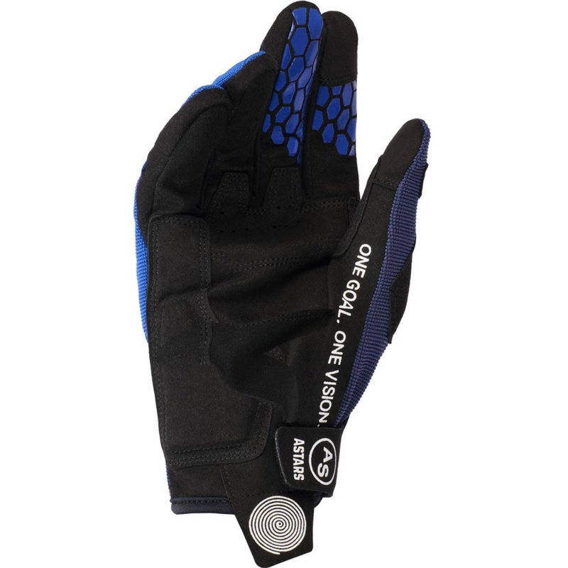 Alpinestars PRO-DURA motokroso pirštinės mėlynos-baltos