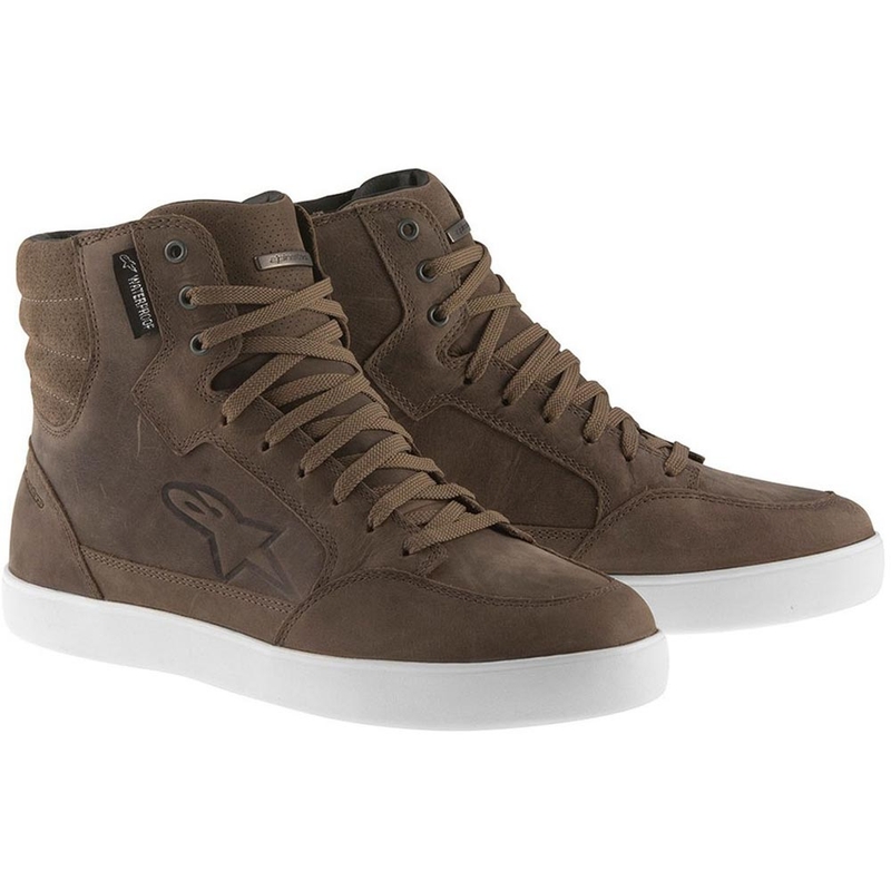 Alpinestars J-6 vandeniui atsparūs motociklo batai, rudi