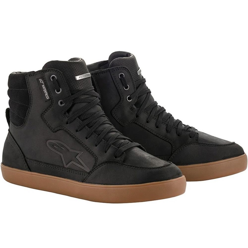 Alpinestars J-6 vandeniui atsparūs motociklo batai, juodi-guminiai