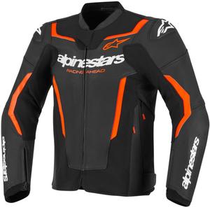 Alpinestars GP Force V2 odinė motociklo striukė, juoda-fluorescencinė-raudona-balta