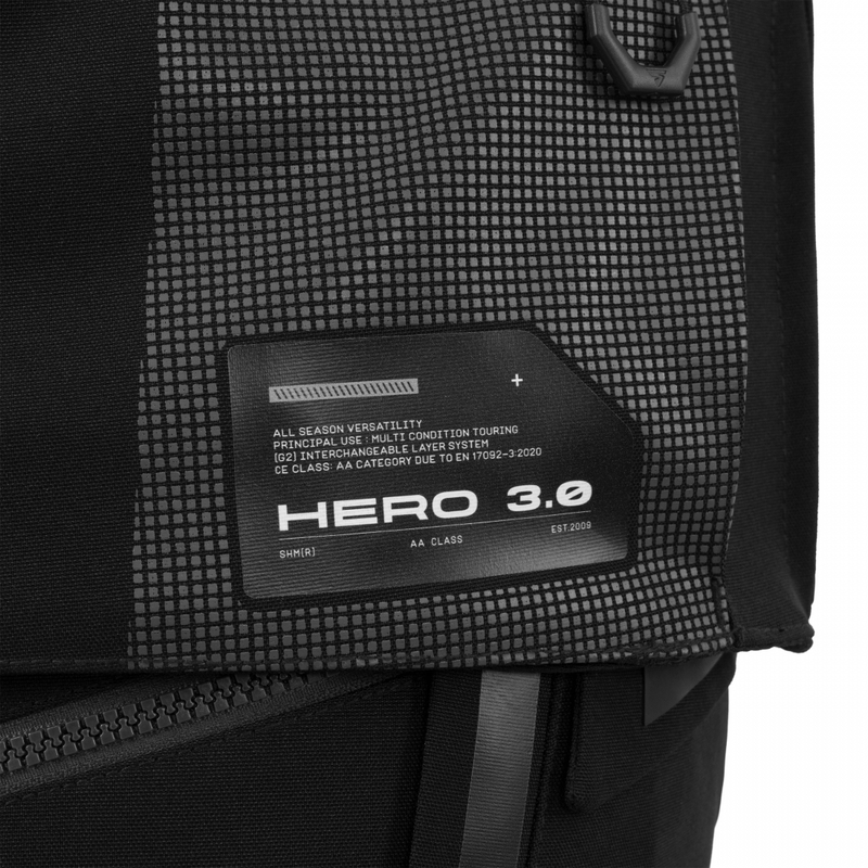 „Shima Hero 3.0“ motociklo striukė, juoda