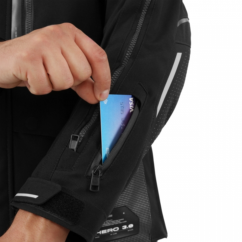 „Shima Hero 3.0“ motociklo striukė, juoda