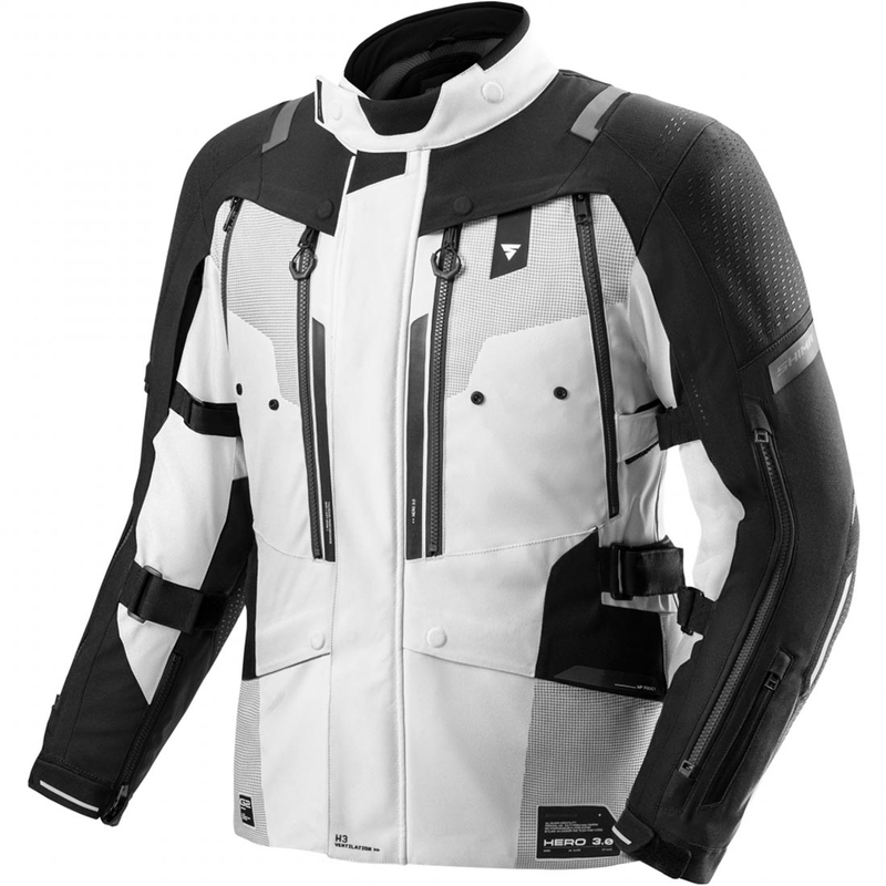 „Shima Hero 3.0“ motociklo striukė, pilkai juoda