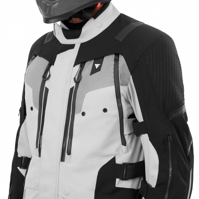 „Shima Hero 3.0“ motociklo striukė, pilkai fluorescencinė geltona
