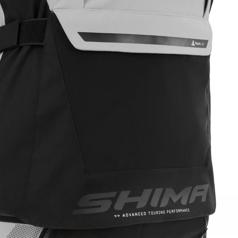 „Shima Hero 3.0“ motociklo striukė, pilkai fluorescencinė geltona