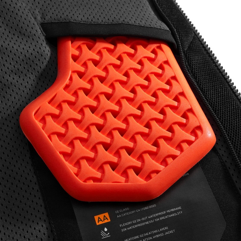 „Shima Hero 3.0“ motociklo striukė, pilkai fluorescencinė geltona