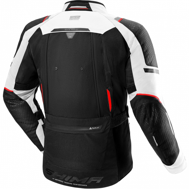 „Shima Hero 3.0“ motociklo striukė pilkai raudona