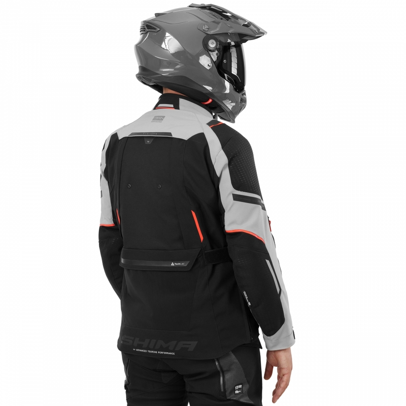„Shima Hero 3.0“ motociklo striukė pilkai raudona