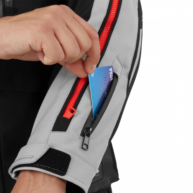 „Shima Hero 3.0“ motociklo striukė pilkai raudona