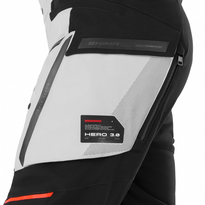 „Shima Hero 3.0“ motociklo kelnės pilkai mėlynos