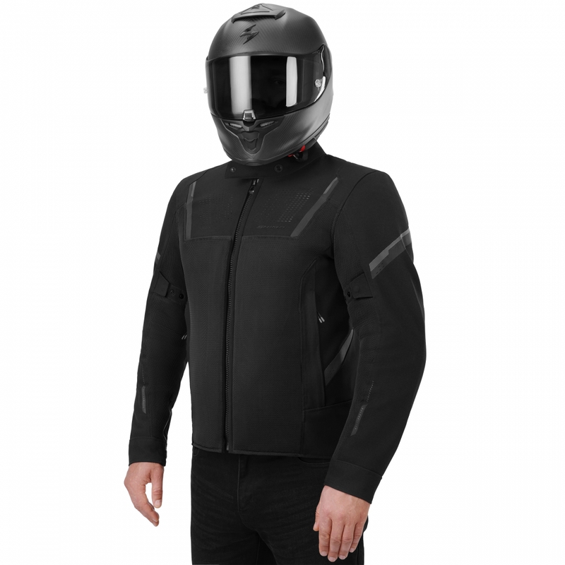 Shima Rush 3.0 Air motociklo striukė, juoda