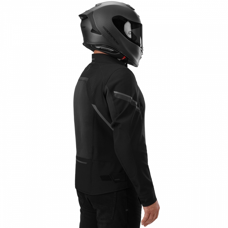 Shima Rush 3.0 Air motociklo striukė, juoda
